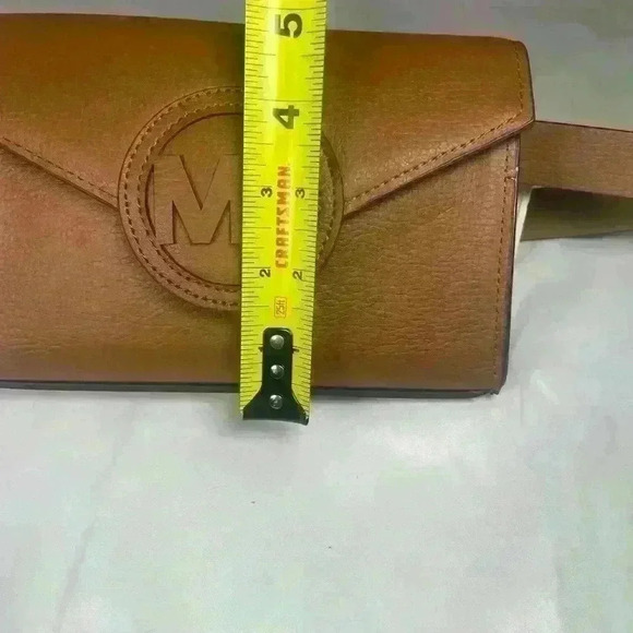 MICHAEL Michael Kors Brown Leather Waist Belt Bag s/m - Picture 4 of 10